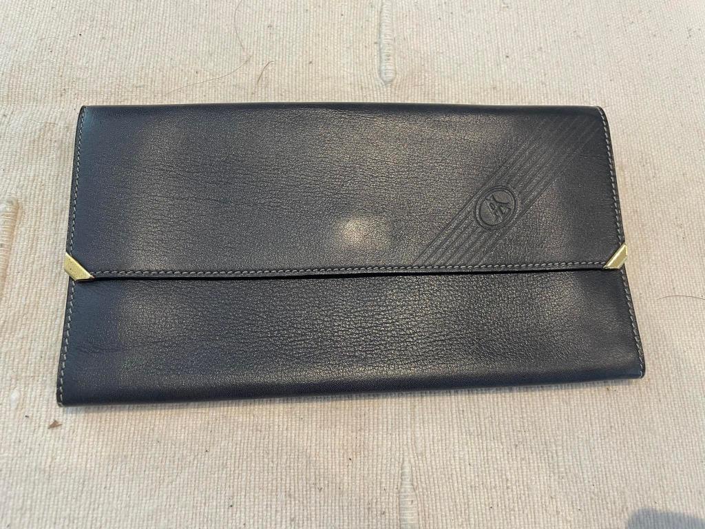 Diverse Grijze/Zwarte lederen portefeuilles, Enlèvement ou Envoi, Neuf