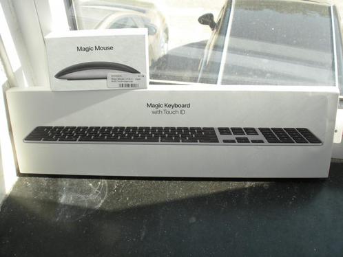Clavier sans fil Azerty Apple Magic avec Touch ID et pavé N°, Elektronische apparatuur, Overige elektronische apparatuur, Nieuw