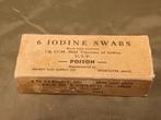 Boîte de 1942 de tampons iodés (il n'y en à que 3), Enlèvement ou Envoi