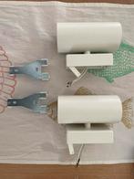 2 applique IKEA NYMÅNE (blanc, up/down) – super état – Uccle, Ophalen, Zo goed als nieuw