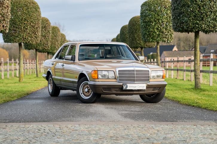 Mercedes-Benz 280S w126, Autos, Mercedes-Benz, Entreprise, Achat, Classe S, Essence, Berline, 4 portes, Boîte manuelle, Beige