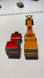 2 vintage majorette vrachtwagens Bernard, Hobby en Vrije tijd, Ophalen of Verzenden, Gebruikt, Bus of Vrachtwagen