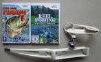 Sega Bass Fishing + Reel Fishing Angler's Dream + hengel, Games en Spelcomputers, Games | Nintendo Wii, Ophalen of Verzenden, Gebruikt