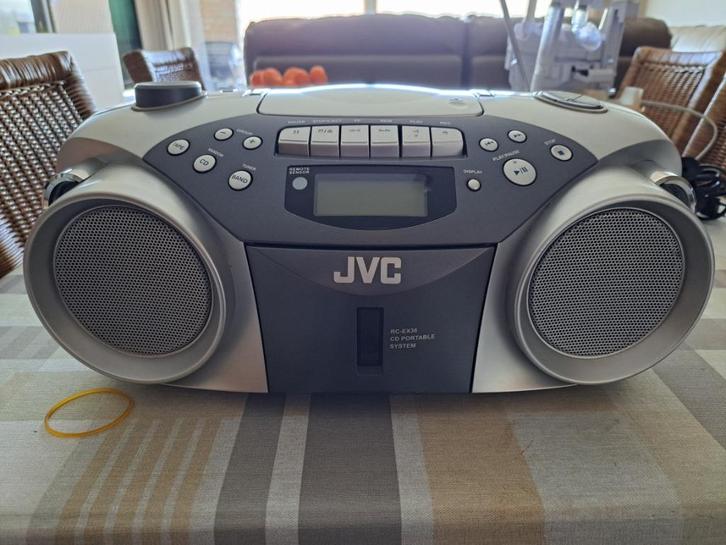 JVC rc-ex36 - radio cd/mp3 cassettespeler, Audio, Tv en Foto, Radio's, Zo goed als nieuw, Radio, Ophalen