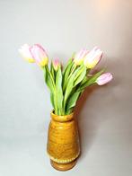 Vase en céramique, Maison & Meubles, Accessoires pour la Maison | Vases, Envoi, Jaune, Poterie ou Porcelaine, Moins de 50 cm