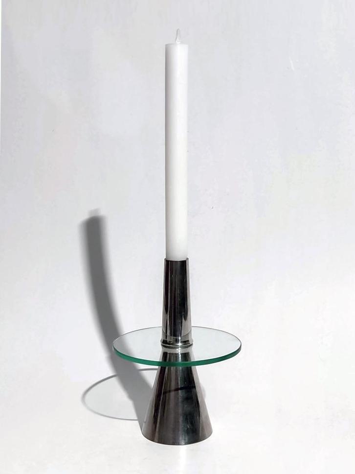 kandelaar Erik Magnussen, Huis en Inrichting, Woonaccessoires | Kandelaars en Kaarsen, Zo goed als nieuw, Kandelaar, Overige materialen