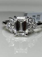 Bague diamant & or 18k, Bijoux, Sacs & Beauté, Neuf, Or, Enlèvement, Blanc