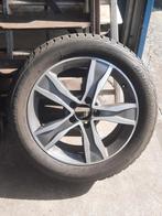 4 Originele Mercedes c-classe 17" velgen met winterbanden., Auto-onderdelen, Banden en Velgen, Ophalen, Gebruikt, Velg(en), 17 inch