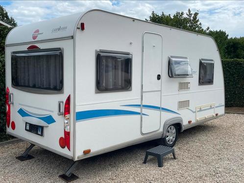 4 persoons caravan Burstner 435, rondzit, vast bed bj 2008, Caravans en Kamperen, Caravans, Bedrijf, tot en met 4, 750 - 1000 kg