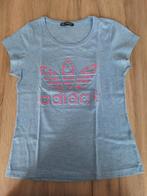 Blauw t-shirt adidas maat s, Comme neuf, Manches courtes, Taille 36 (S), Bleu