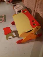 Petit bureau en bois avec tabouret, Enlèvement, Utilisé, Meuble ou Kitchenette