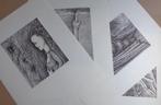 ARMAND SIMON / LOT 4 STUKS / VIEILLEURS MUETS LITHO 66x50cm, Ophalen of Verzenden