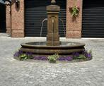 Franse dorpsfontein oud roest look ALL INN, Tuin en Terras, Ophalen of Verzenden, Nieuw, Beton, Fontein