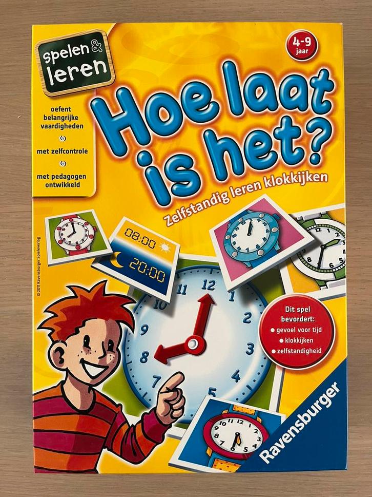 Ravensburger - Hoe laat is het?, Kinderen en Baby's, Speelgoed | Educatief en Creatief, Zo goed als nieuw, Ophalen of Verzenden