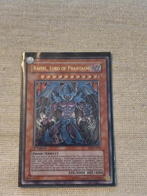 Yu-Gi-Oh! Raviel, Lord of Phantasms - 1st Edition (SOI-EN003, Hobby en Vrije tijd, Verzamelkaartspellen | Yu-gi-Oh!, Zo goed als nieuw