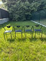 Giandomenico Belotti vintage spaghetti chairs zwart metaal, Huis en Inrichting, Stoelen, Ophalen, Zo goed als nieuw, Zwart, Metaal