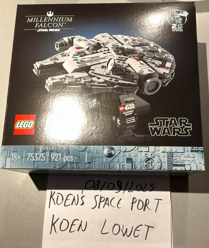 Lego Star Wars 75375 Millenium Falcon, Kinderen en Baby's, Speelgoed | Duplo en Lego, Nieuw, Lego, Complete set, Ophalen of Verzenden