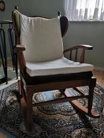 Houten schommelstoel, Ophalen, Gebruikt, Overige kleuren, Stof