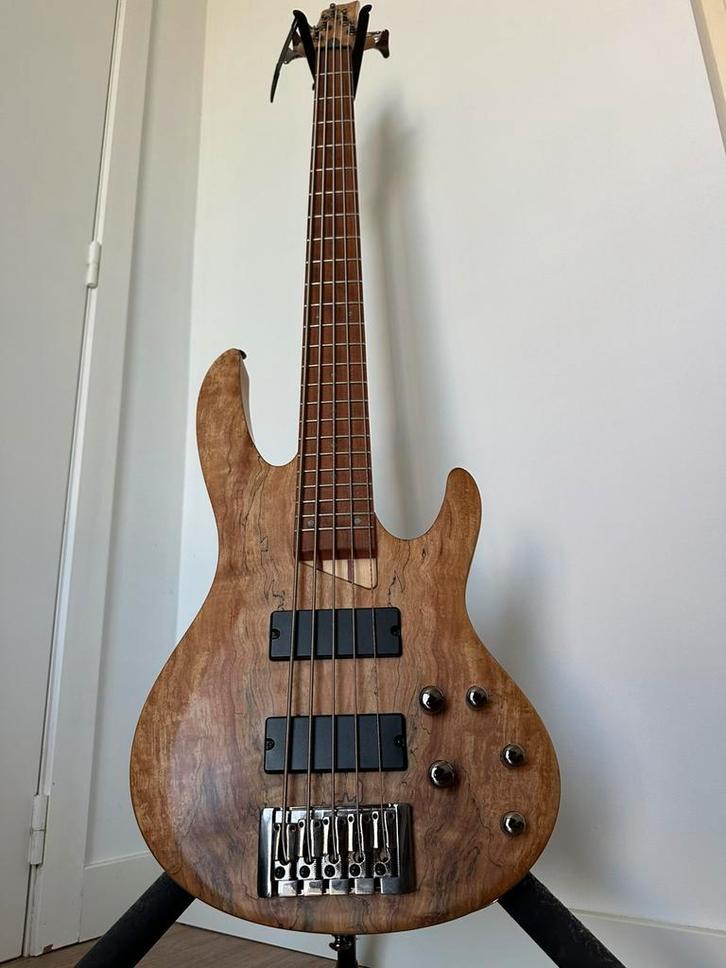 Esp Ltd - B205SM Natural 5 string bass, Muziek en Instrumenten, Snaarinstrumenten | Gitaren | Bas, Zo goed als nieuw, Ophalen of Verzenden
