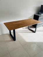 Table à manger en chêne 200 x 95 cm, Maison & Meubles, Bureaux, Enlèvement, Utilisé, Bureau