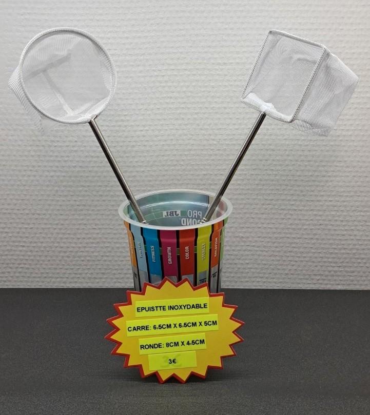 Épuisettes télescopiques en acier inoxydable, Dieren en Toebehoren, Vissen | Aquaria en Toebehoren, Nieuw, Overige typen, Ophalen of Verzenden