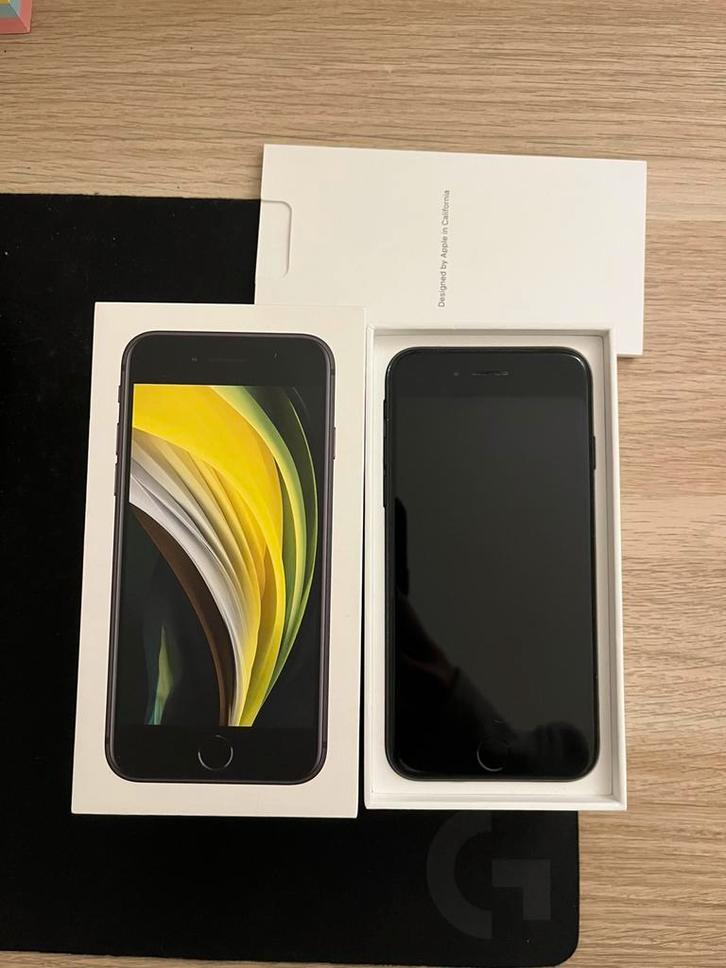 Iphone SE 2020 64GB avec boite +coque, Télécoms, Téléphonie mobile | Apple iPhone, Utilisé, 64 GB, Sans abonnement, Sans simlock