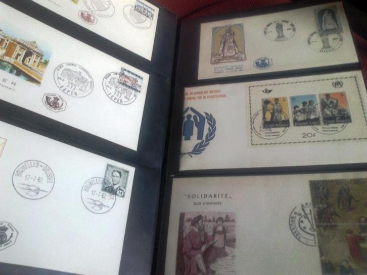 Ansichtkaarten met volledig album, Verzamelen, Postkaarten | België, Gelopen, Henegouwen, 1960 tot 1980, Ophalen of Verzenden