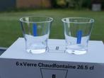 114 nieuwe Chaudfontaine glazen van 26,5 cl, Verzamelen, Overige Verzamelen, Ophalen of Verzenden, Nieuw