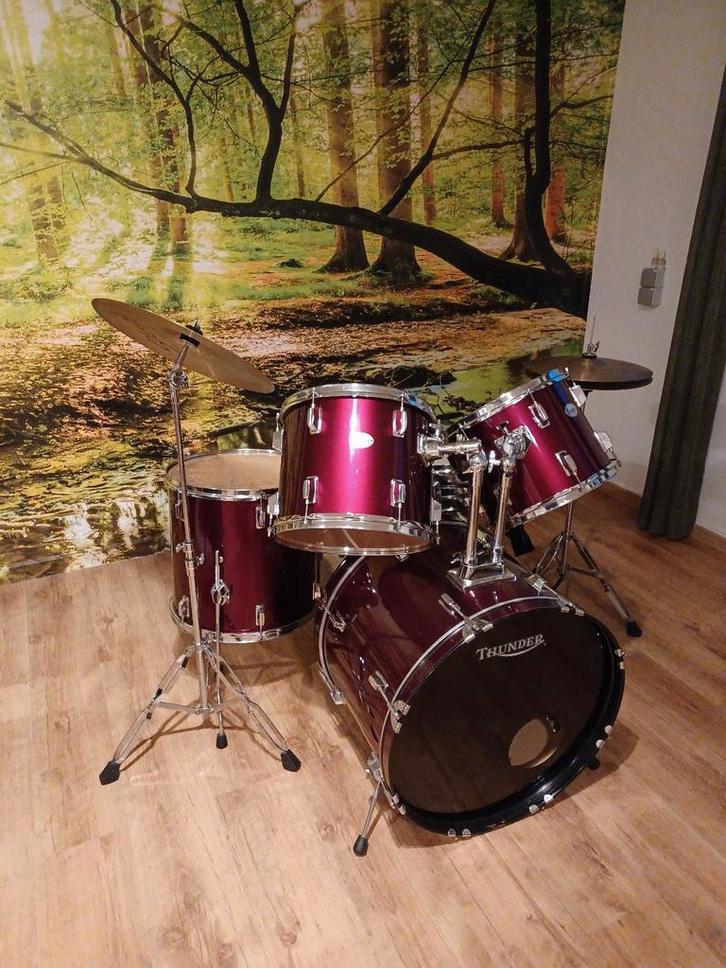 Drumstel, Musique & Instruments, Batteries & Percussions, Utilisé, Enlèvement