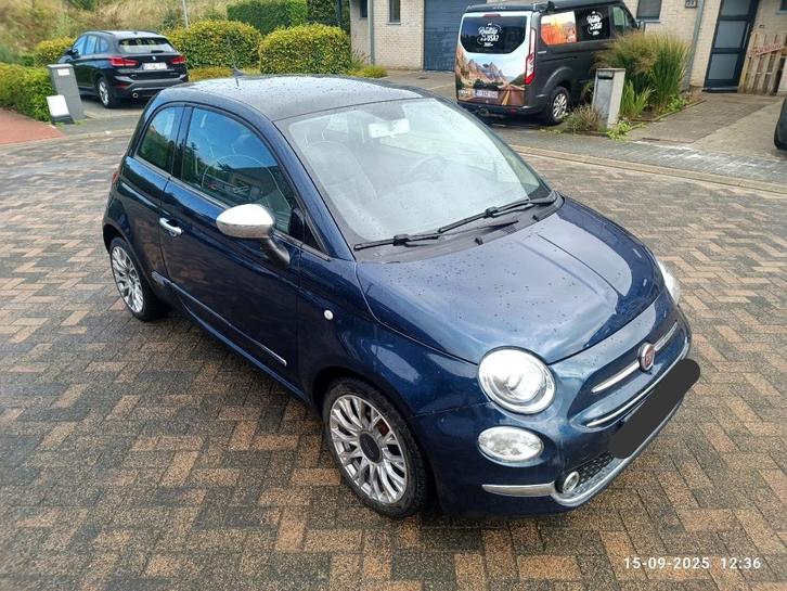Fiat 500 2019 1.2i lounge 73000km panoramadak, Auto's, Fiat, Particulier, ABS, Airconditioning, Android Auto, Bluetooth, Boordcomputer