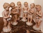 Rare orchestre 6 putti, porcelaine de Wallendorf, vers 1960, Antiquités & Art, Antiquités | Porcelaine, Enlèvement ou Envoi