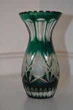 Vase Val Saint-Lambert, Maison & Meubles, Accessoires pour la Maison | Vases, Comme neuf, Vert, Autres matériaux, Moins de 50 cm