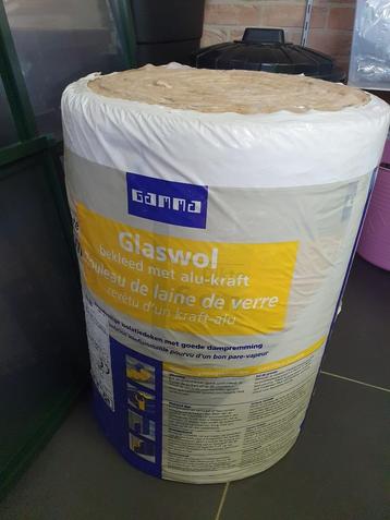 Glaswol 6cm met Alu-kraft beschikbaar voor biedingen
