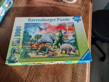 Puzzel 100 stukken 'dino's' beschikbaar voor biedingen