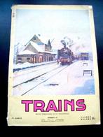Belgische spoorwegen - TRAINS Revue No.10 oktober 1952 NMBS, Ophalen of Verzenden, Gebruikt, Trein, Boek of Tijdschrift