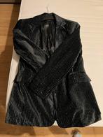 Zwart velours blazer met pailletten NIEUW, Kleding | Dames, Verzenden, Zwart, Maat 42/44 (L), Nieuw