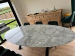 Marmer eettafel  290 cm calacatta/carrara ( geen Saarinen), Huis en Inrichting, Ophalen, Overige materialen, 100 tot 150 cm, 200 cm of meer