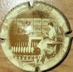 Capsule Champagne de VIGNERONS crème & brun nr.703d, Enlèvement ou Envoi, Neuf, France, Champagne