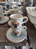 25€/ 1 tasses à moka Villeroy et Boch * Décor : Basket, Enlèvement ou Envoi, Comme neuf