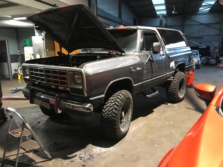 Dodge ramcharger, Auto's, Dodge, Particulier, Rood, Grijs, Ophalen