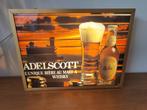 Publicité Adelscott Beer, Collections, Marques de bière, Panneau, Plaque ou Plaquette publicitaire, Comme neuf, Autres marques