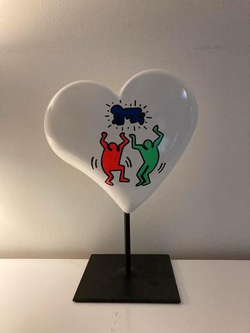 Hommage aan Keith Haring door kunstenaar XTC