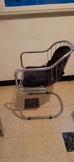 Lot de 8 chaises vintage des années 1970 en acier chromé., Vintage, Enlèvement, Métal, Cinq, Six Chaises ou plus