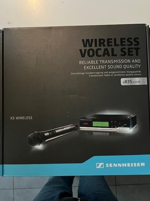 Draadloze Micro Sennheiser XS 1-835 Vocal Set, Musique & Instruments, Microphones, Enlèvement ou Envoi, Neuf, Micro chant, Sans fil