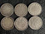 Lot 6x 5 francs argent, Enlèvement ou Envoi, Monnaie en vrac, Argent, Argent