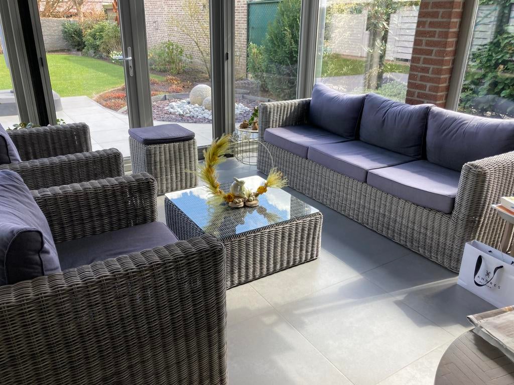 Loungeset, Ophalen, Gebruikt, Loungeset, 5 zitplaatsen