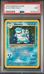 2/102 base blastoise psa 9, Ophalen of Verzenden, Foil