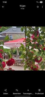 Lillet parasol terras horeca materiaal, Ophalen