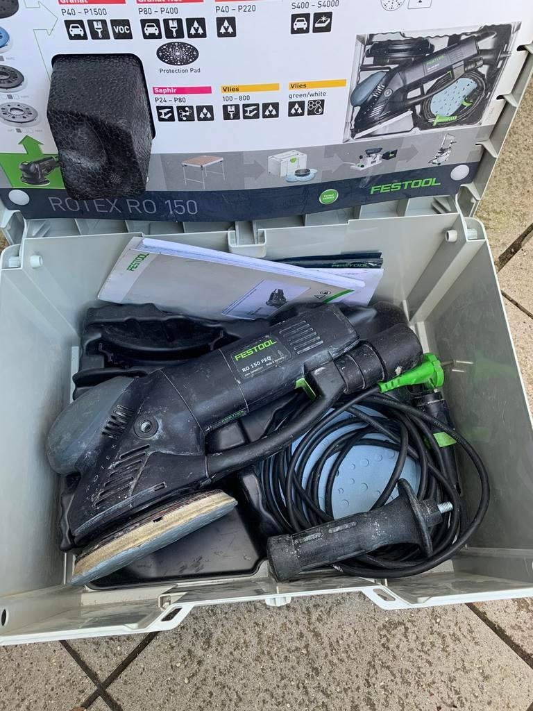 festool ro150-feq, Ophalen, Gebruikt