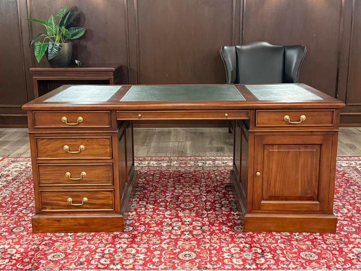 Klassiek Engels bureau #635, Maison & Meubles, Bureaux, Comme neuf, Bureau, Enlèvement ou Envoi